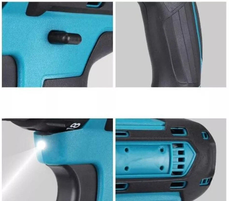 Trapano Avvitatore Perforatore, Doppia Batteria a Litio 100% | 48V + Valigetta Accessori