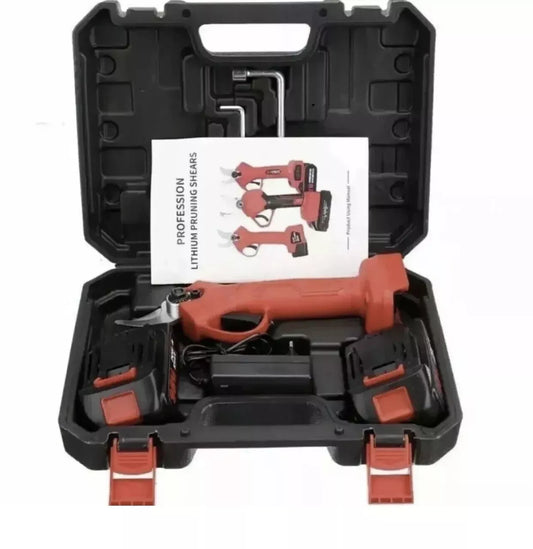 Forbici a Batteria Per Potatura 48V 3.0AH | + Valigia Cesoia | 2x Batterie 30MM