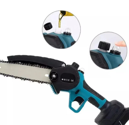 Motosega 8’’ Pollici 88V | Doppia Batteria Inclusa E Oliatore