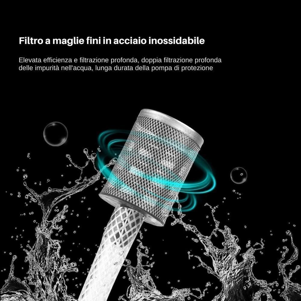 Idropulitrice a Doppia Batteria 48V 8000Mah, Ugello 6 in 1, Idropulitrice Portatile con 2 Batterie e Tubo da 5M, Pulitore ad Alta Pressione Senza Fili per Auto, Giardino, Pavimenti e Esterni